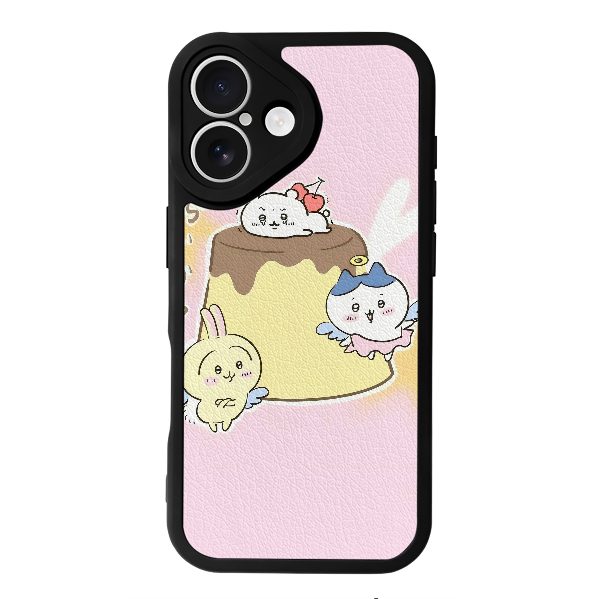 （画像用） ちいかわ Chii-kawa 【iPhone 16シリーズ対応】シリコンスマホケース（レザー調） 材質：シリコン